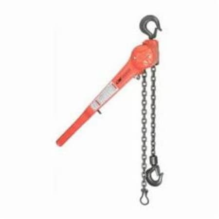 Lever Chain Hoist, Series 640, 15 Ton, 10 Ft Lifting Height, 1414 In Minimum Between Hooks, 89